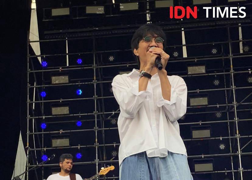 potret Sheila on 7 di Pestapora 2025 hari kedua, Sabtu (6/9/2025)