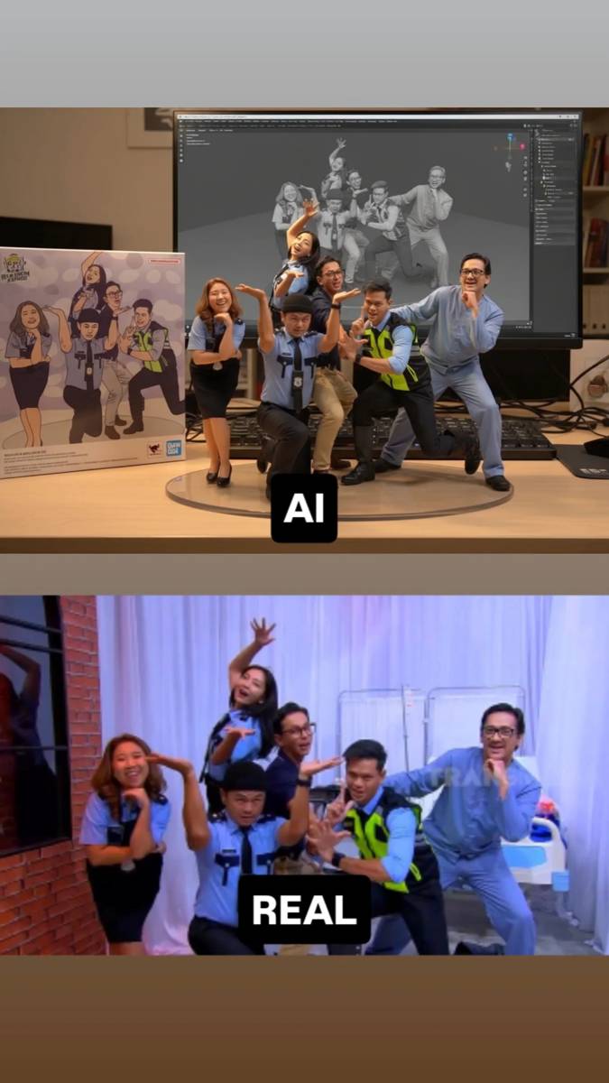 artis ubah foto tren AI action figure