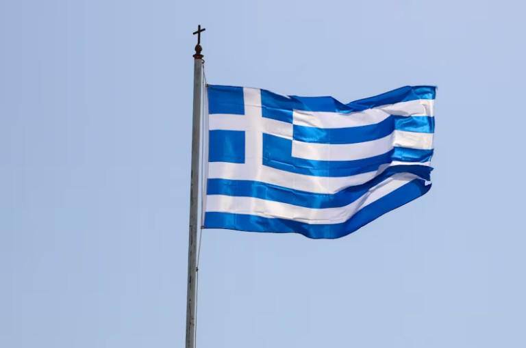 Bendera Yunani (unsplash.com/dole777)