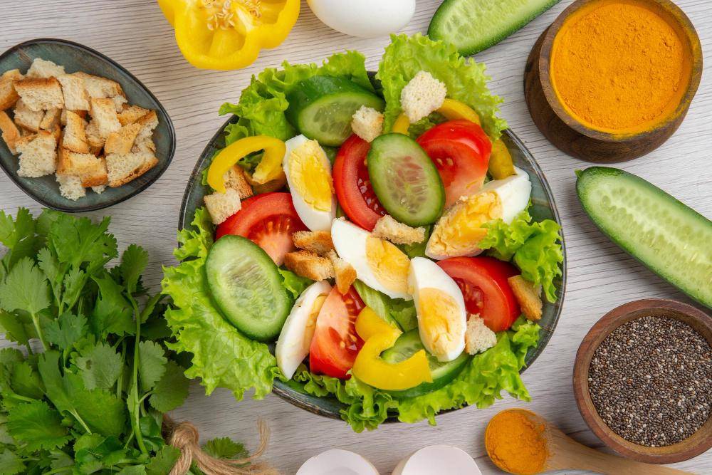 ilustrasi salad 