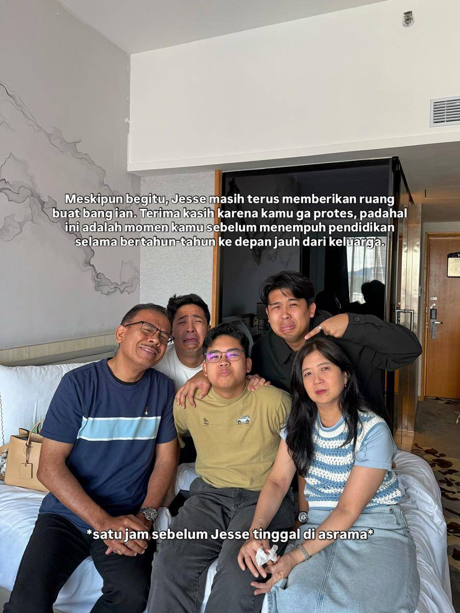 Jerome Polin Antar Adiknya Kuliah (Instagram.com/jehianps)