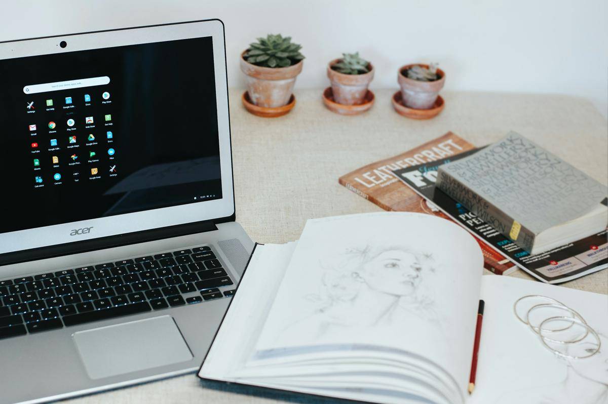ilustrasi Chromebook