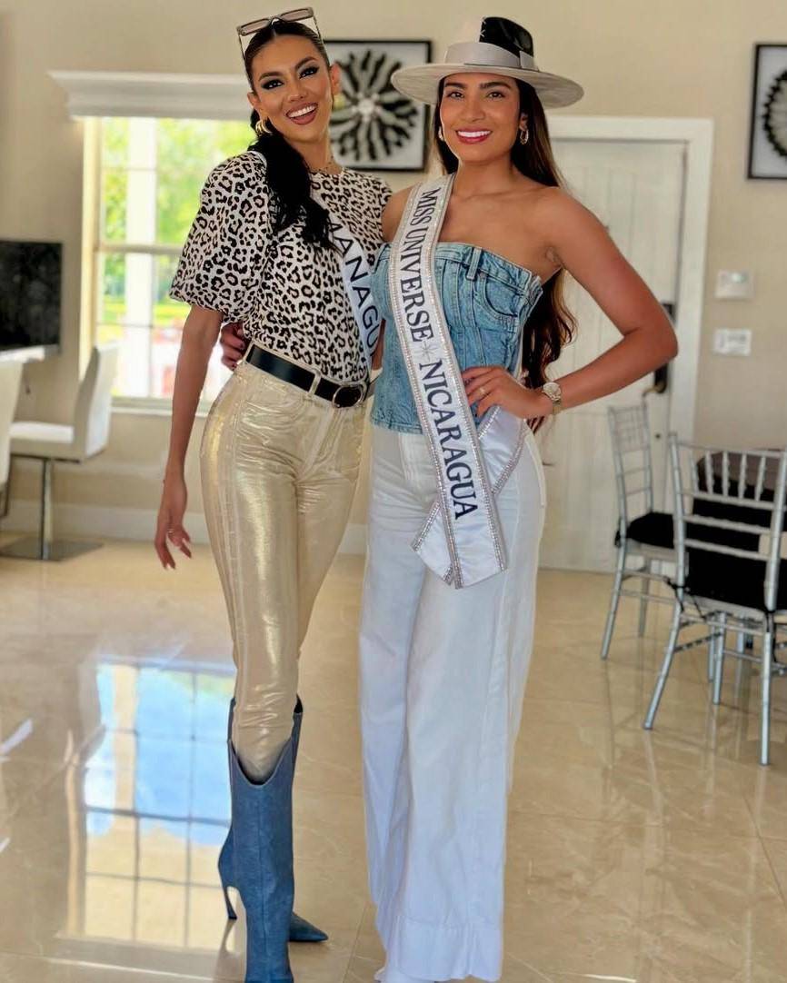 potret Itza Castillo Miss Universe Nikaragua 2025 (kiri) (instagram.com/itza__castillo)