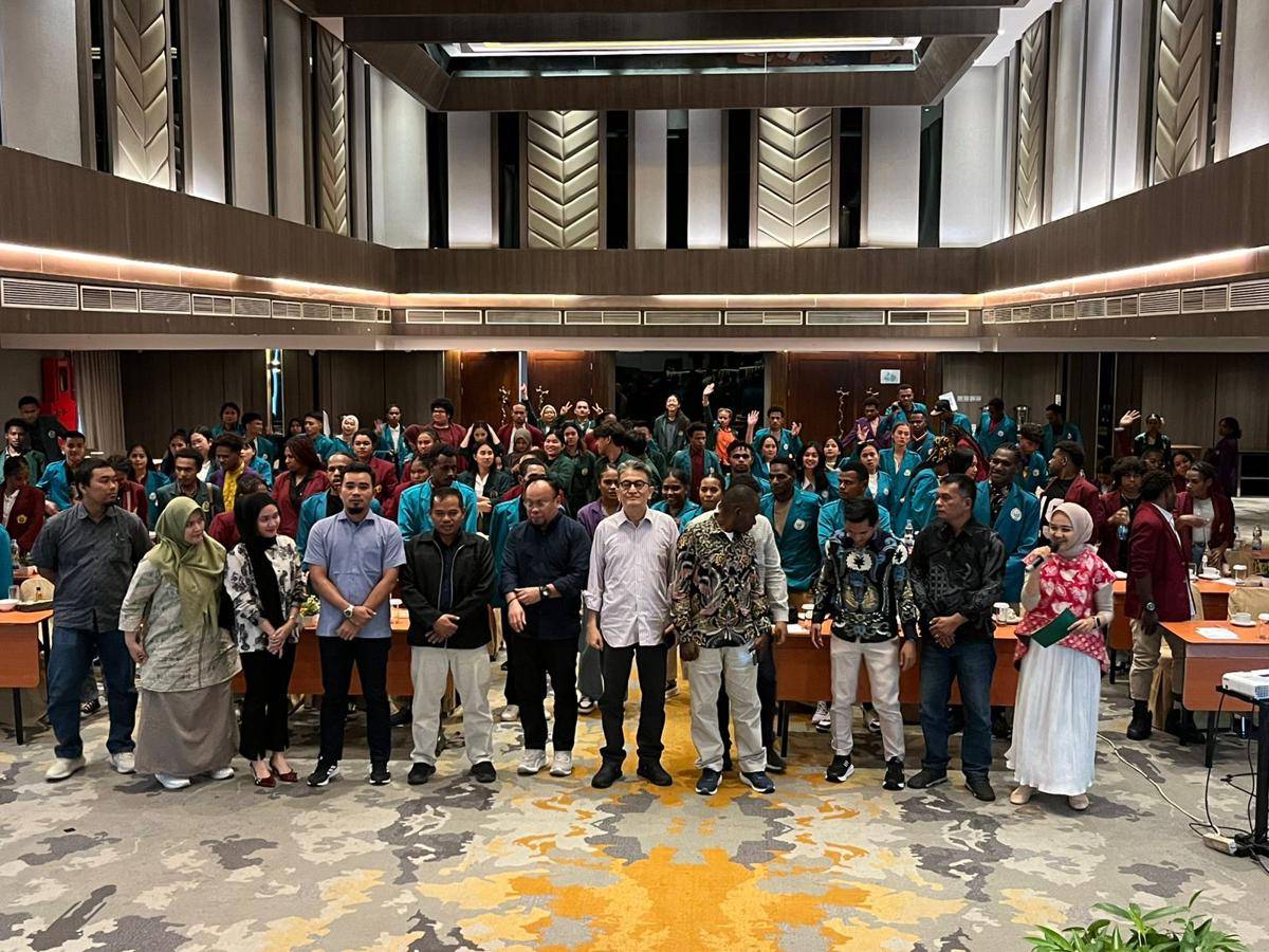 Mahasiswa Afirmasi Papua di Sumatra Utara, foto bersama (Dok. Istimewa)
