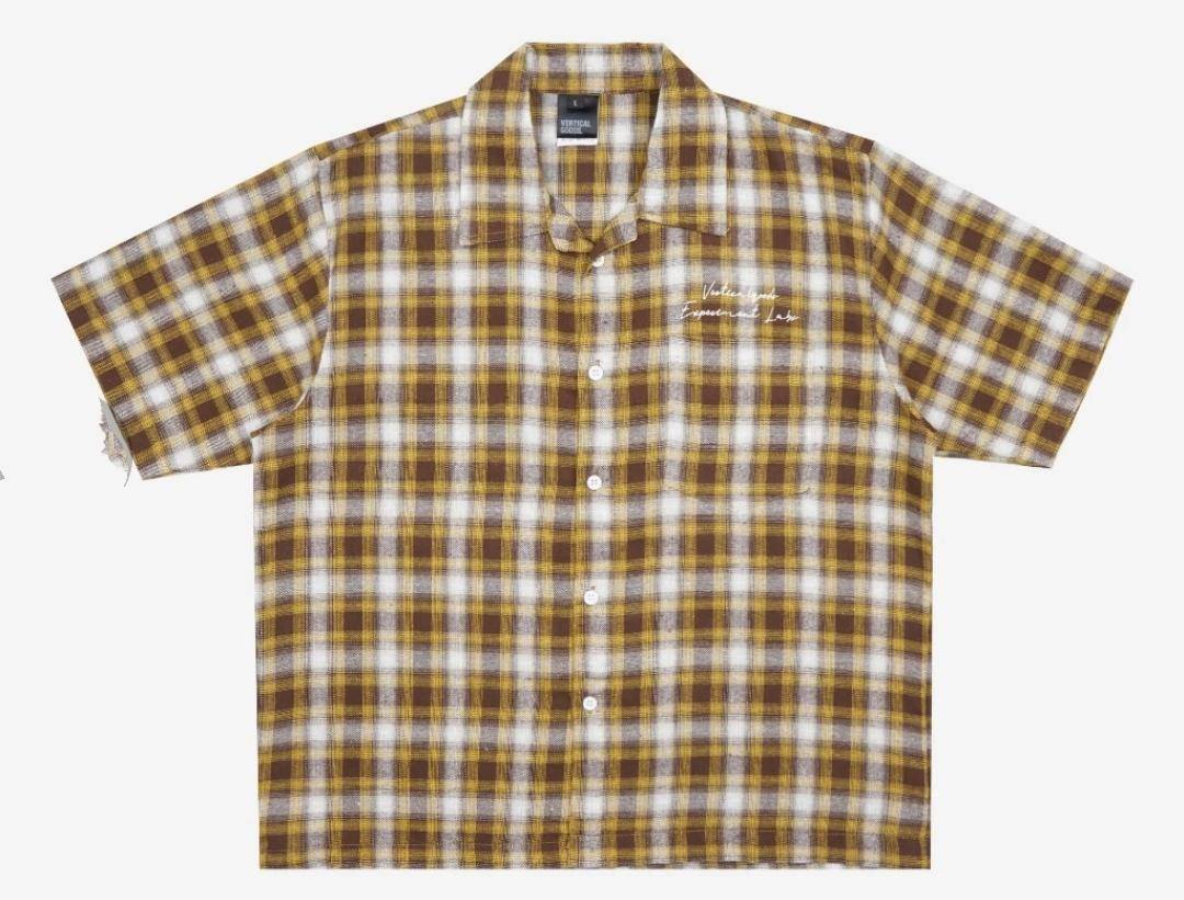 Verticalgoods Kemeja Pendek Flannel Boxy Fit Crop CLAW (shopee.co.id/Verticalgoods)