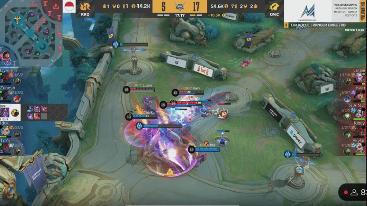 detik-detik kehancuran base RRQ di game 2