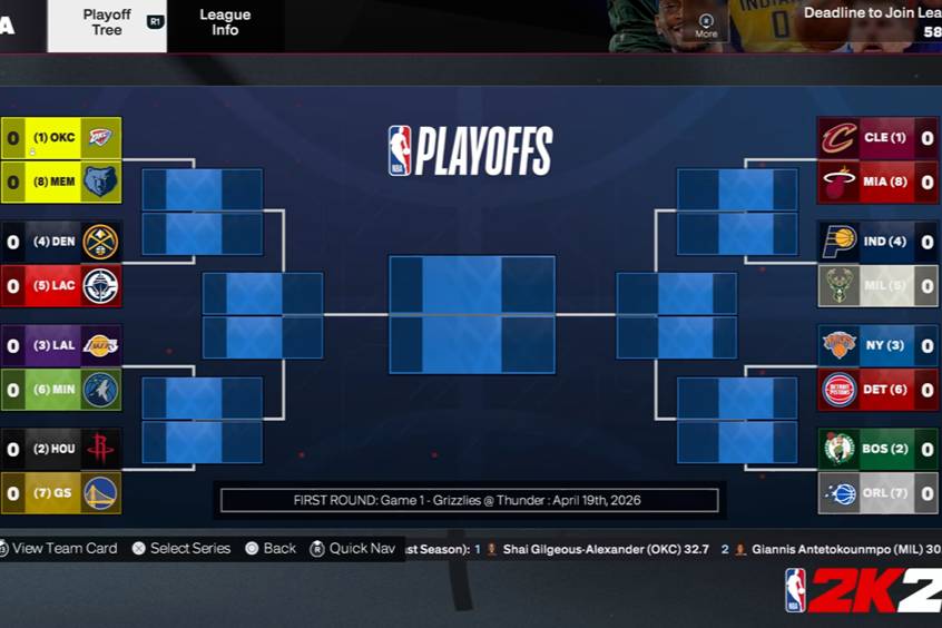 NBA Playoff dalam NBA 2K26