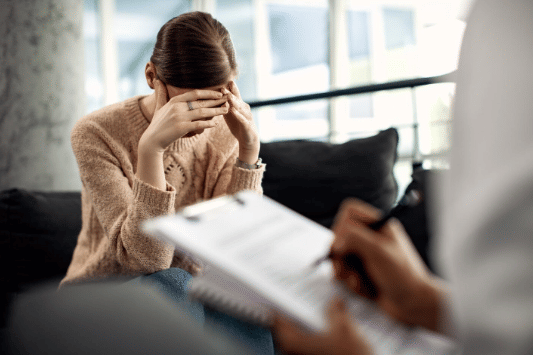 ilustrasi konseling dengan psikolog