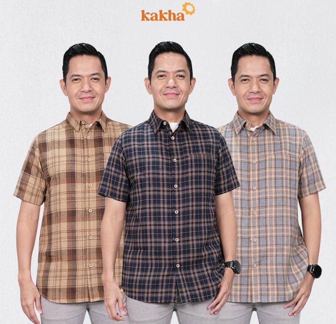 Kakha Series x Dude Harlino Kemeja Flannel Pria | GR22
