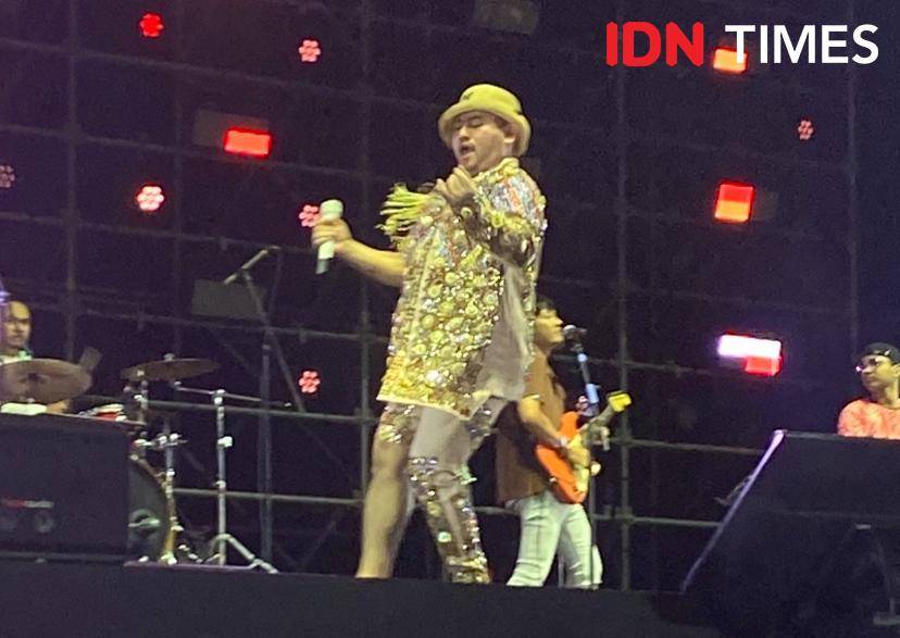 potret King Nassar di Pestapora 2025 hari ketiga, Minggu (7/9/2025)