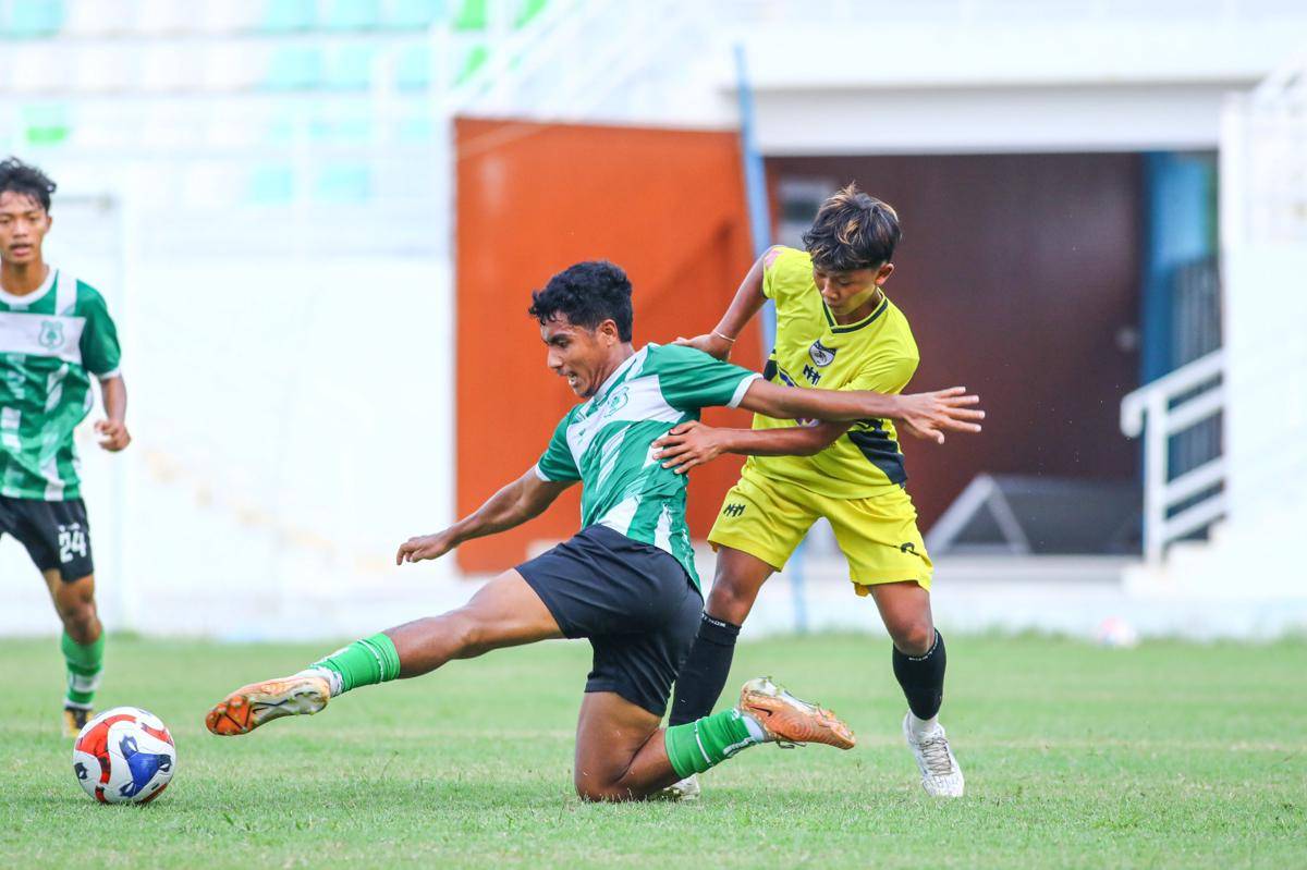 Duel PSMS kontra PS Kwarta di Stadion Mini Pancing, Sabtu (7/9/2025) (IDN Times/Doni Hermawan)