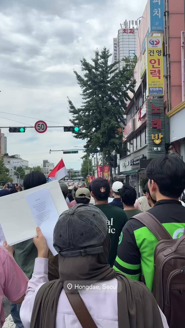 Khai, Nerya dan Luthfi ikut aksi tuntutan 17+8 di Korea