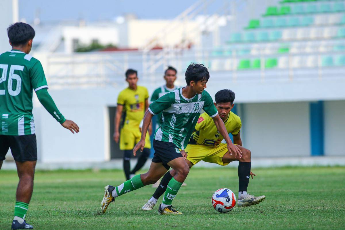 Duel PSMS kontra PS Kwarta di Stadion Mini Pancing, Sabtu (7/9/2025) (IDN Times/Doni Hermawan)