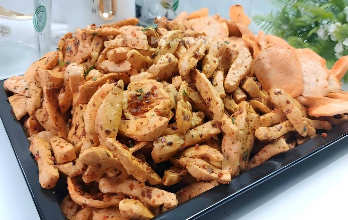 Basreng pedas daun jeruk (YouTube.com/DAPUR NAJWA)
