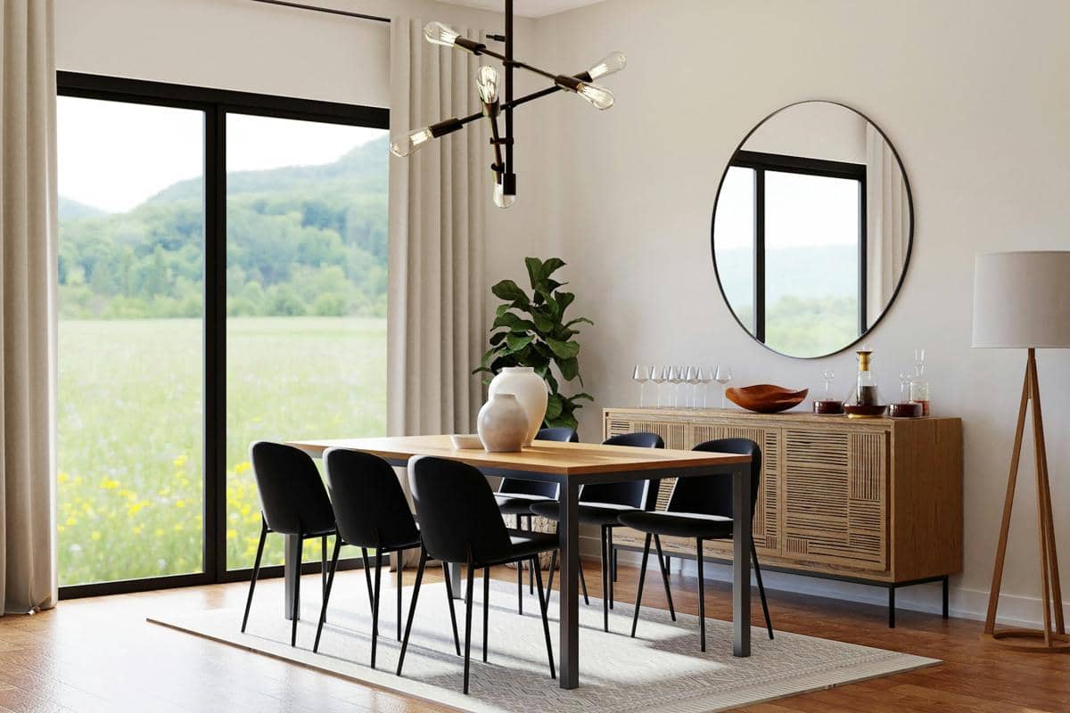 Inpirasi desain ruang makan modern minimalis