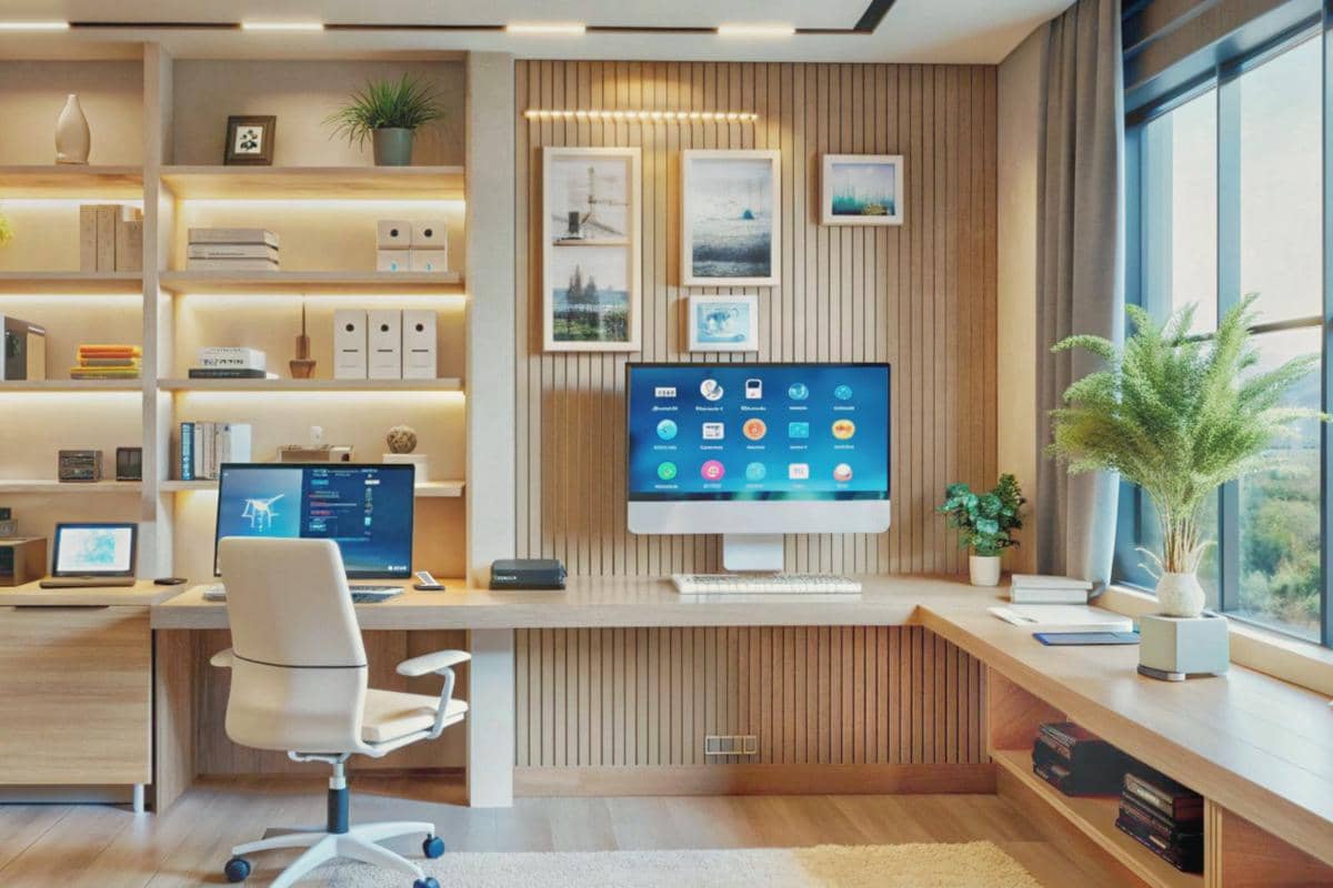 Ide dekorasi ruang kerja minimalis modern