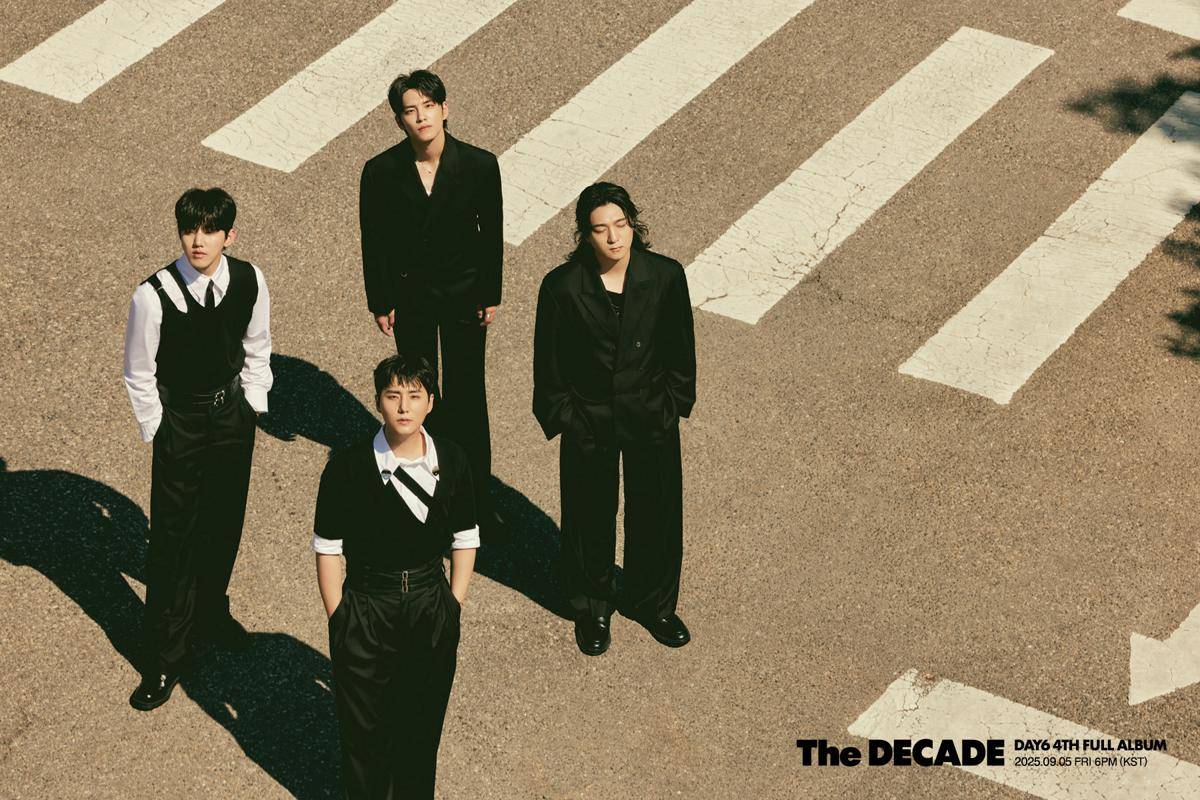 potret DAY6 di full album The DECADE (x.com/day6official)