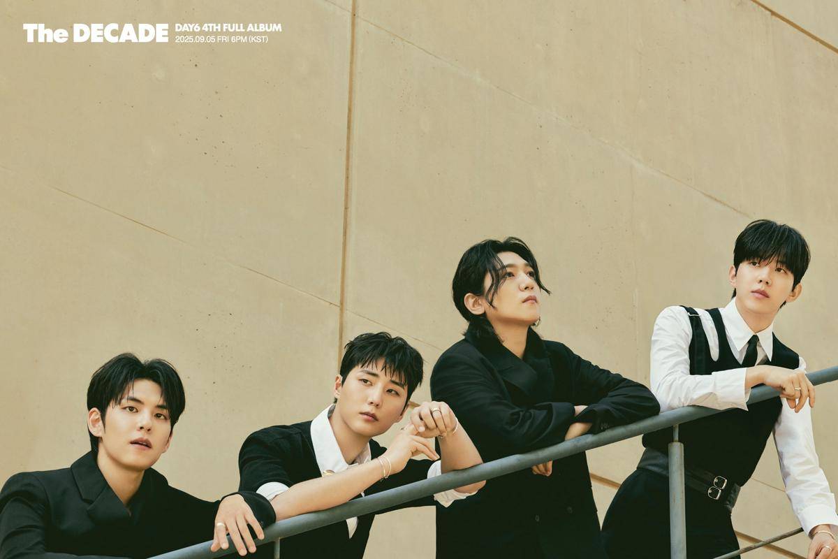 potret DAY6 di full album The DECADE (x.com/day6official)