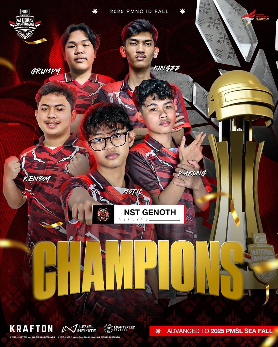 NST Genoth raih juara PMNC ID FALL 2025 