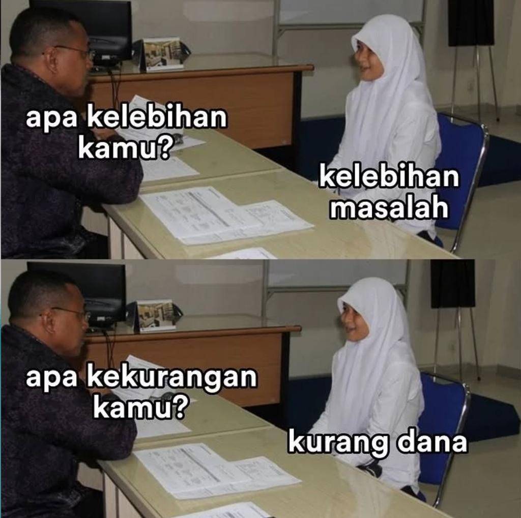 meme tentang kelebihan