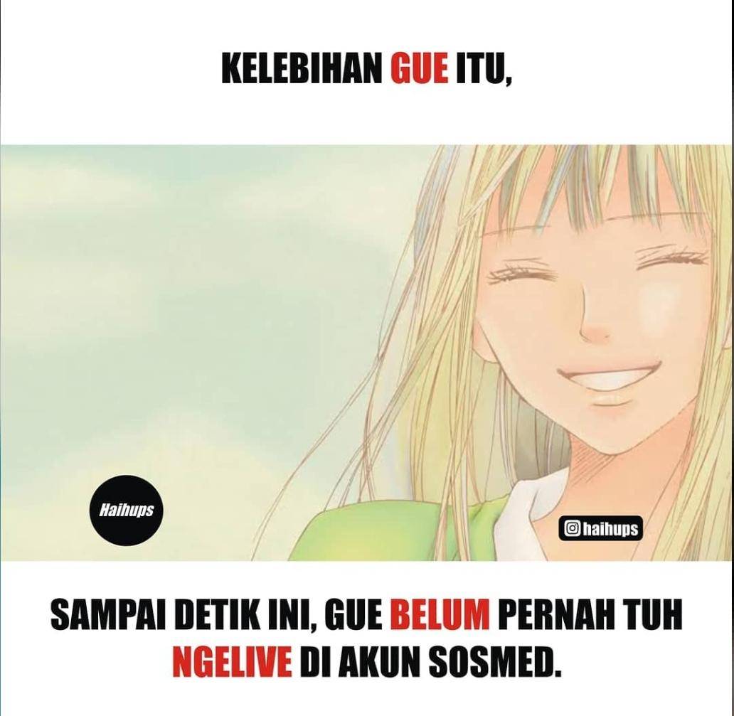 meme tentang kelebihan