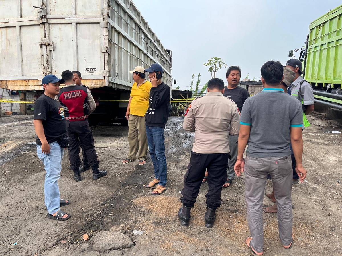 Lokasi sopir truk gantung diri di Serang (Dok. Polres Serang)