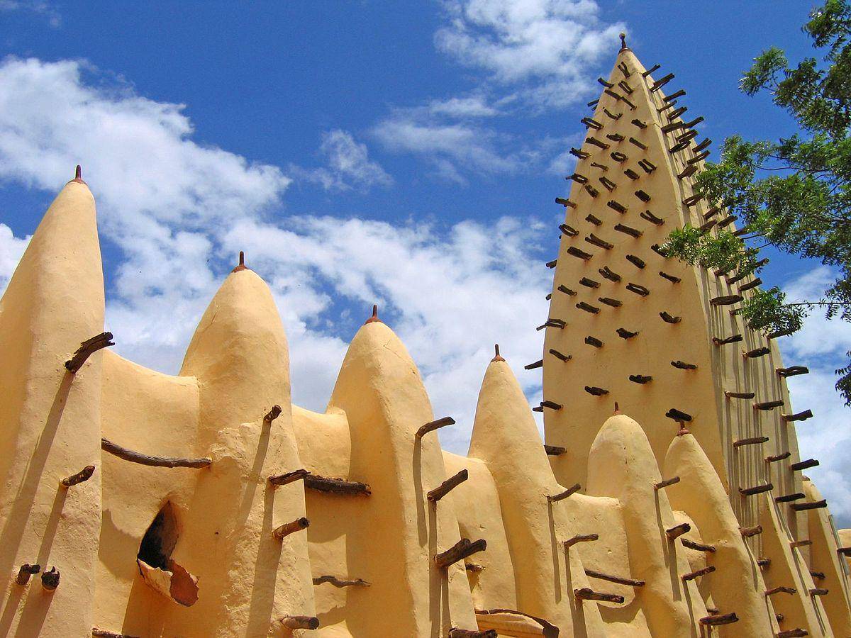 potret Masjid Agung Bobo-Dioulasso