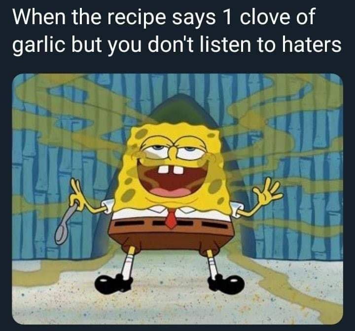 meme SpongeBob tentang bawang