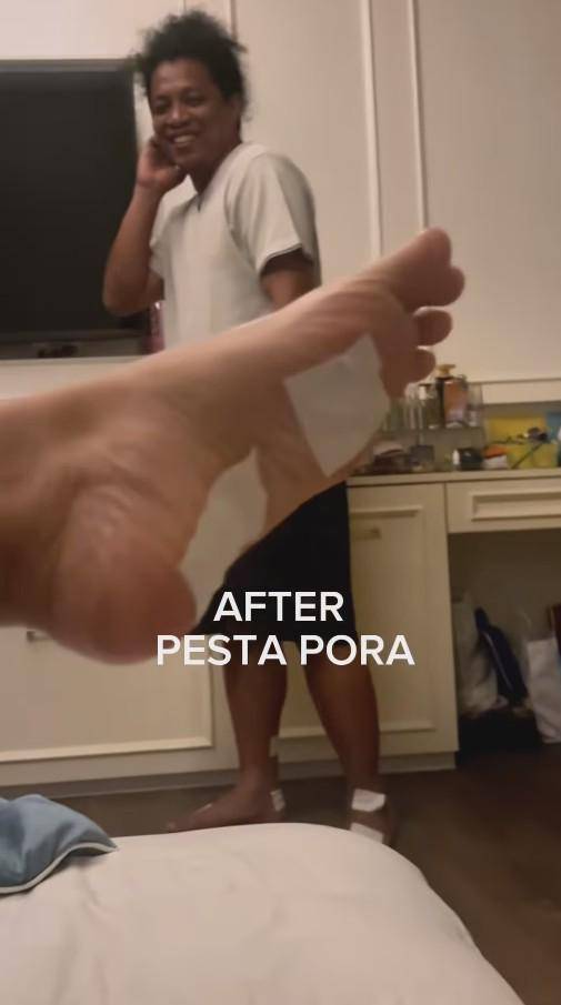 Indah Permatasari Sakit Kaki Nonton Pestapora (Instagram.com/indahpermatas)