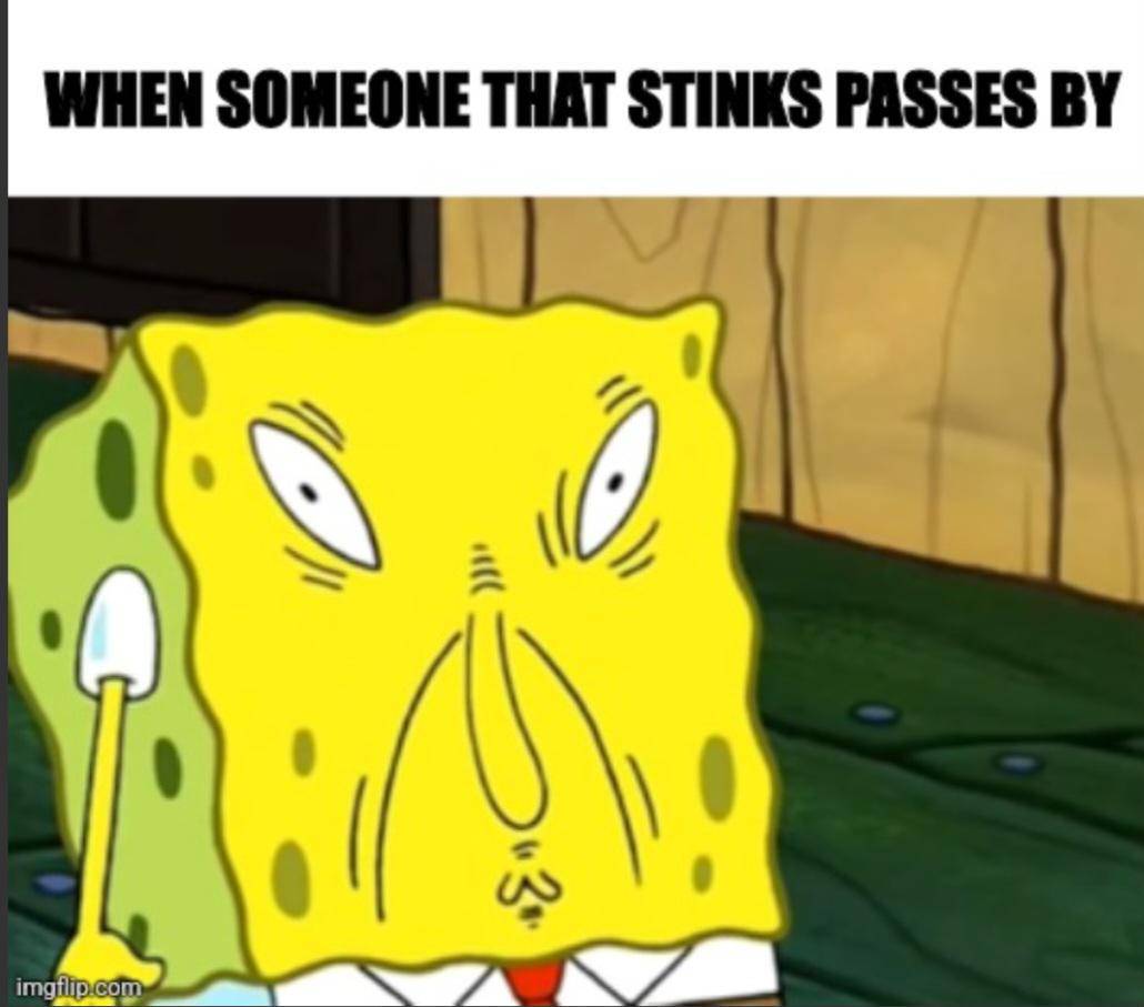 meme SpongeBob tentang bawang