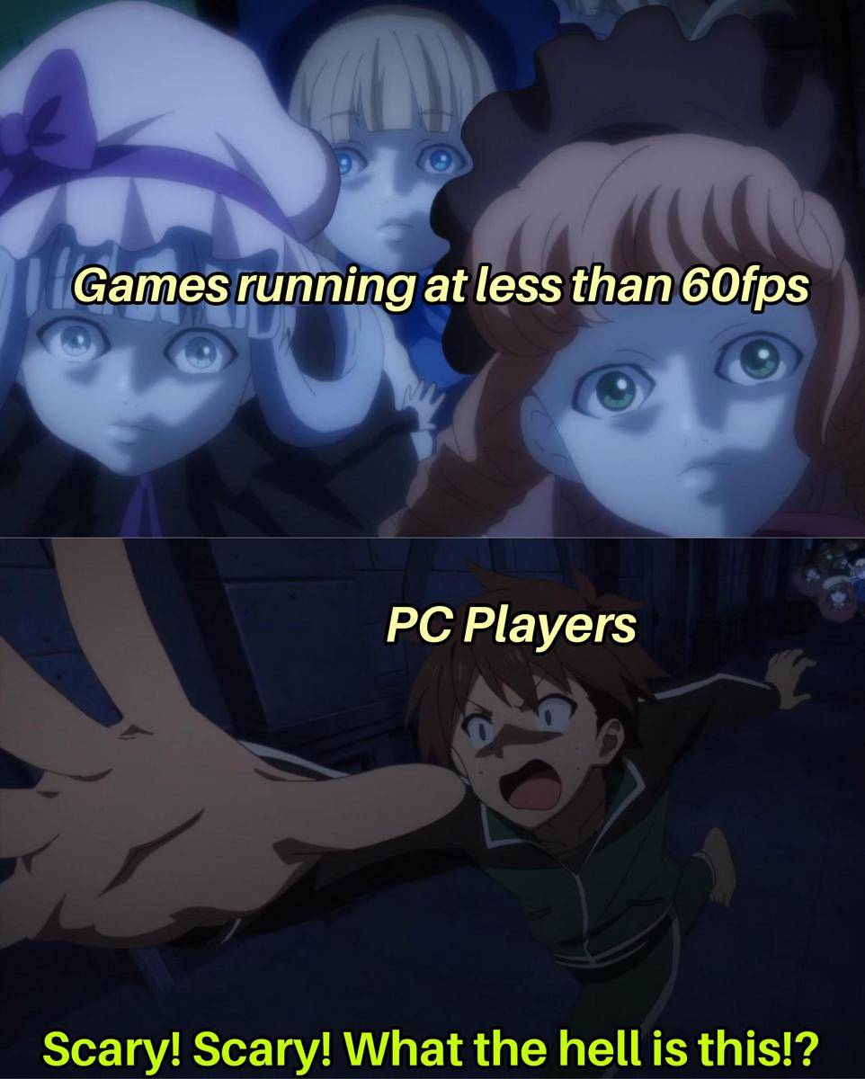 meme anime tentang PC