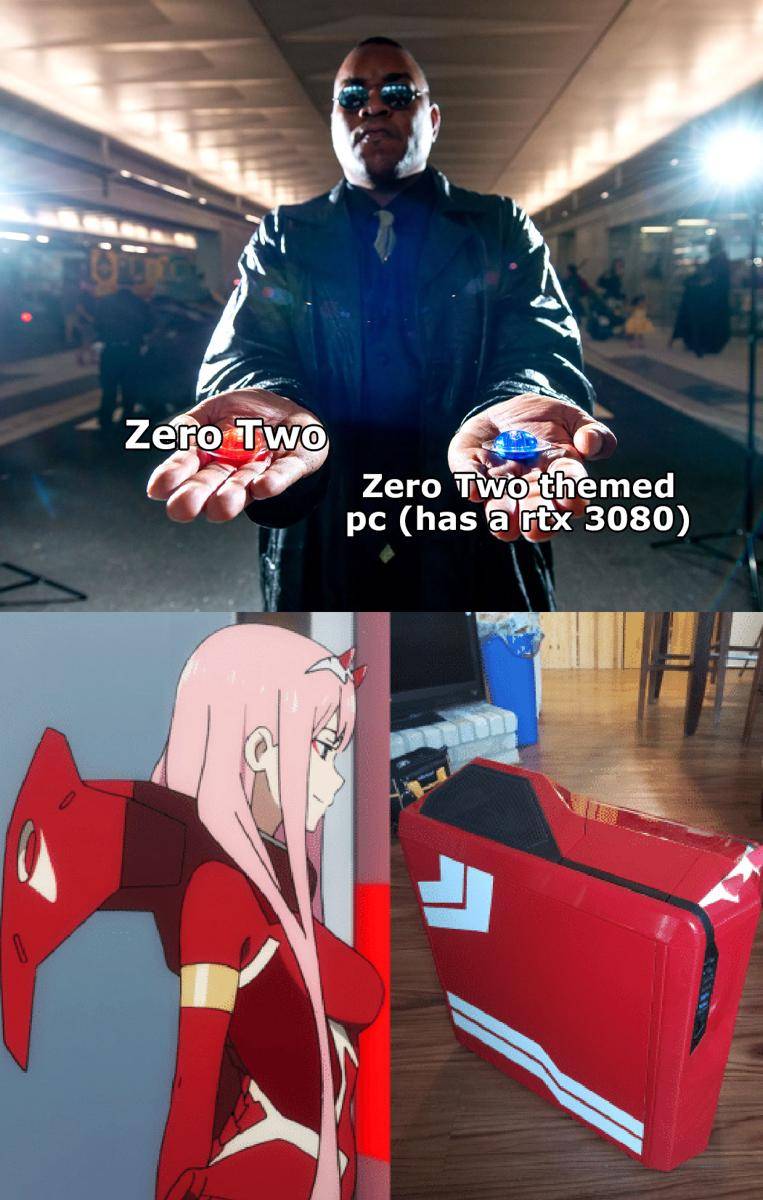 meme anime tentang PC
