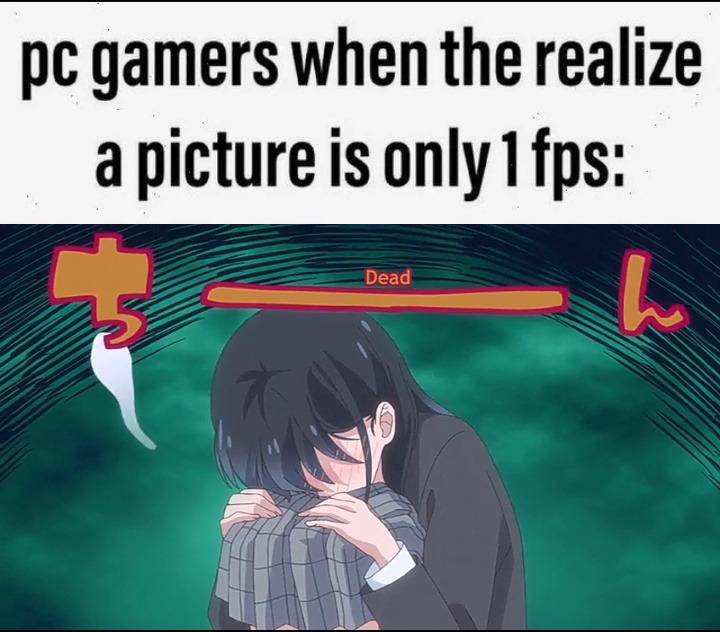 meme anime tentang PC
