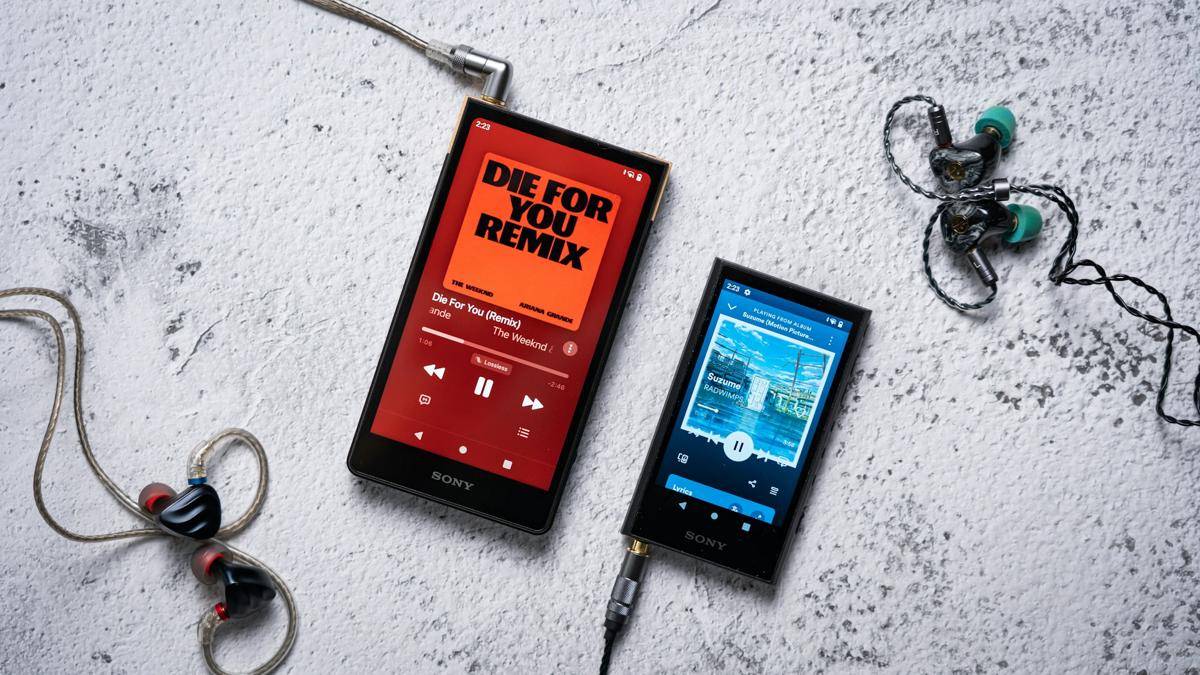 ilustrasi Digital Audio Player 