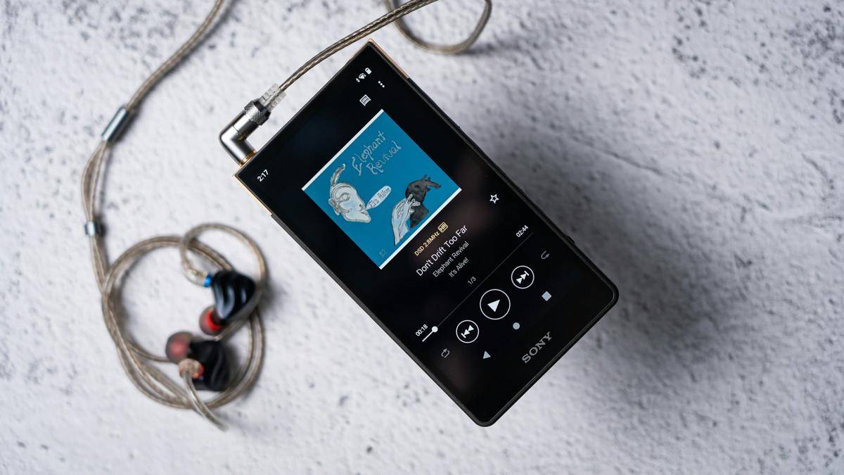 ilustrasi Digital Audio Player 