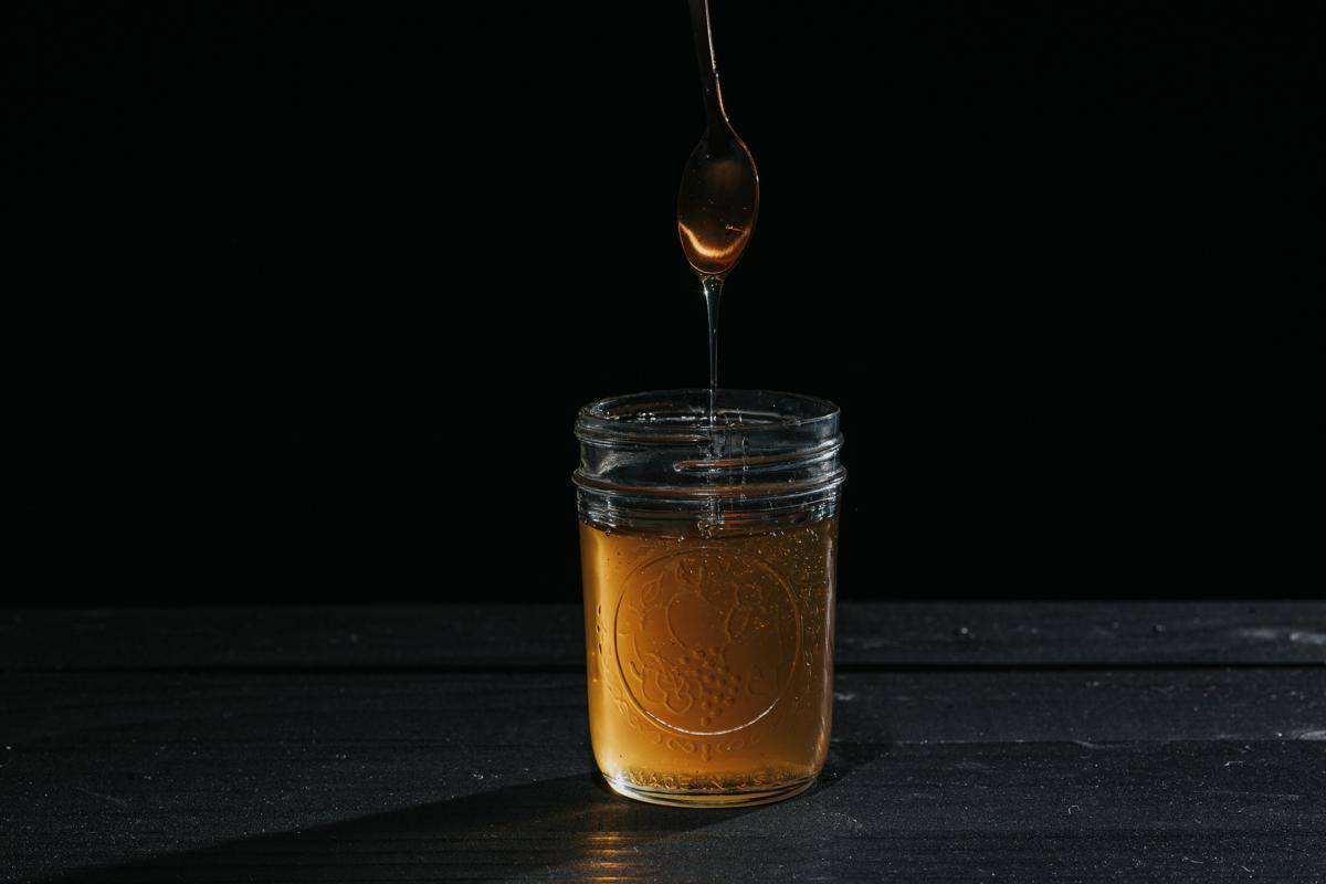 ilustrasi sirup karamel
