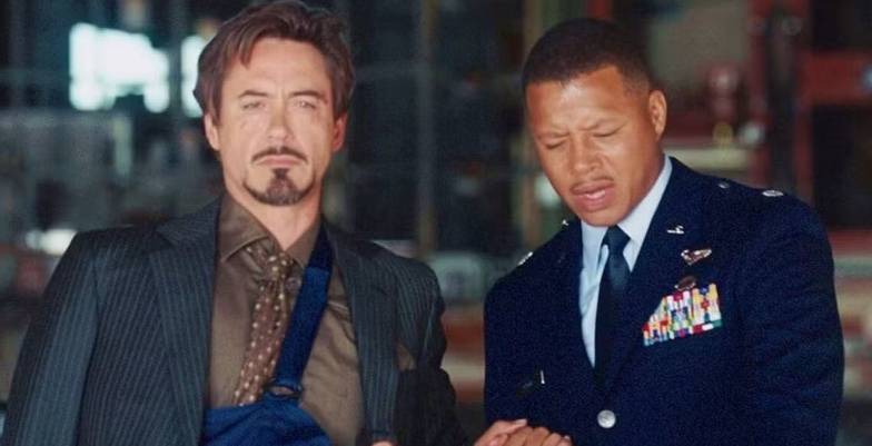 Tony Stark dan Rhodey