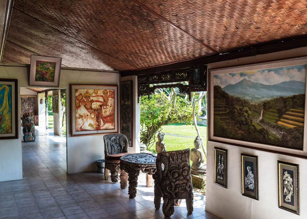 koleksi seni di Museum Rudana (instagram.com/museumrudana)