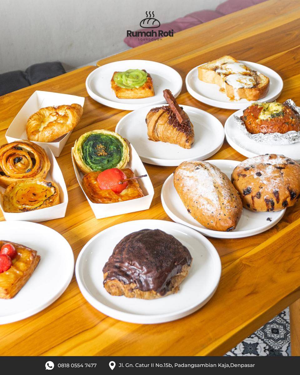 pilihan pastry di Rumah Roti Sourdough (instagram.com/rumahrotisourdough)