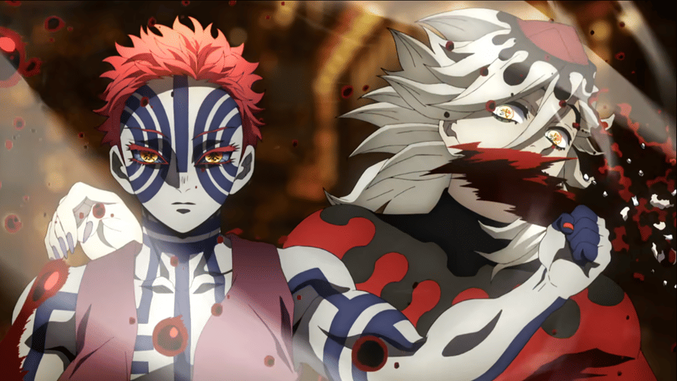 Akaza menyerang Douma