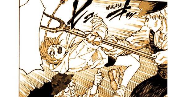 Nenek Miya menotok titik syaraf Lu Shaotang - Sakamoto Days