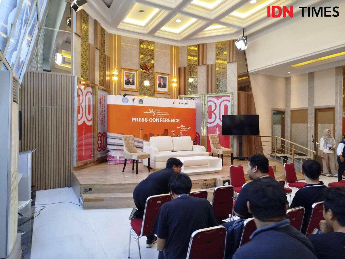 Konferensi pers di Kemenpora batal seiring Dito Ariotedjo kena reshuffle sebagai Menpora (IDN Times / Sandy Firdaus)