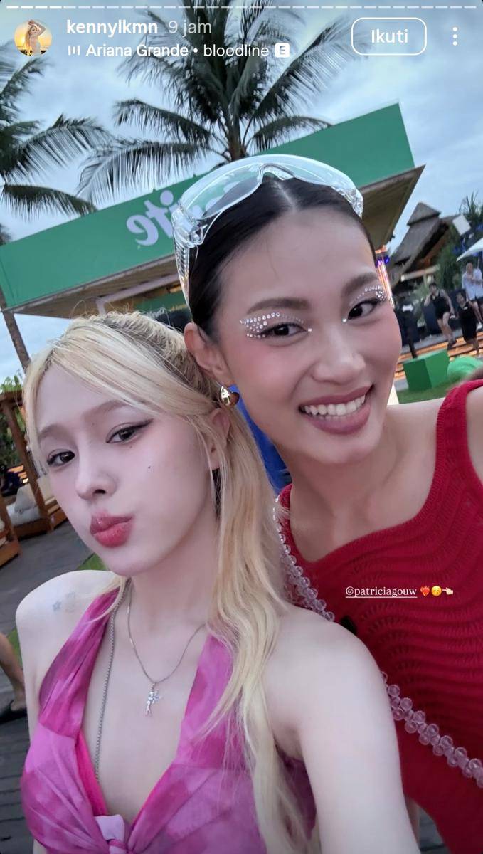 Artis nonton Waterbomb Bali Day 2