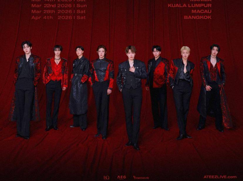poster tur Asia dan Australia ATEEZ