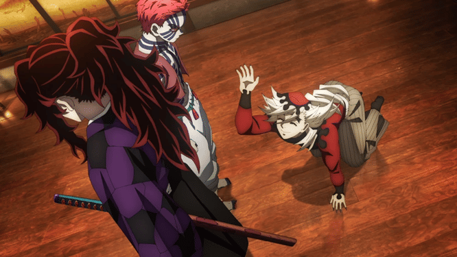 Kokushibo, Akaza, dan Douma