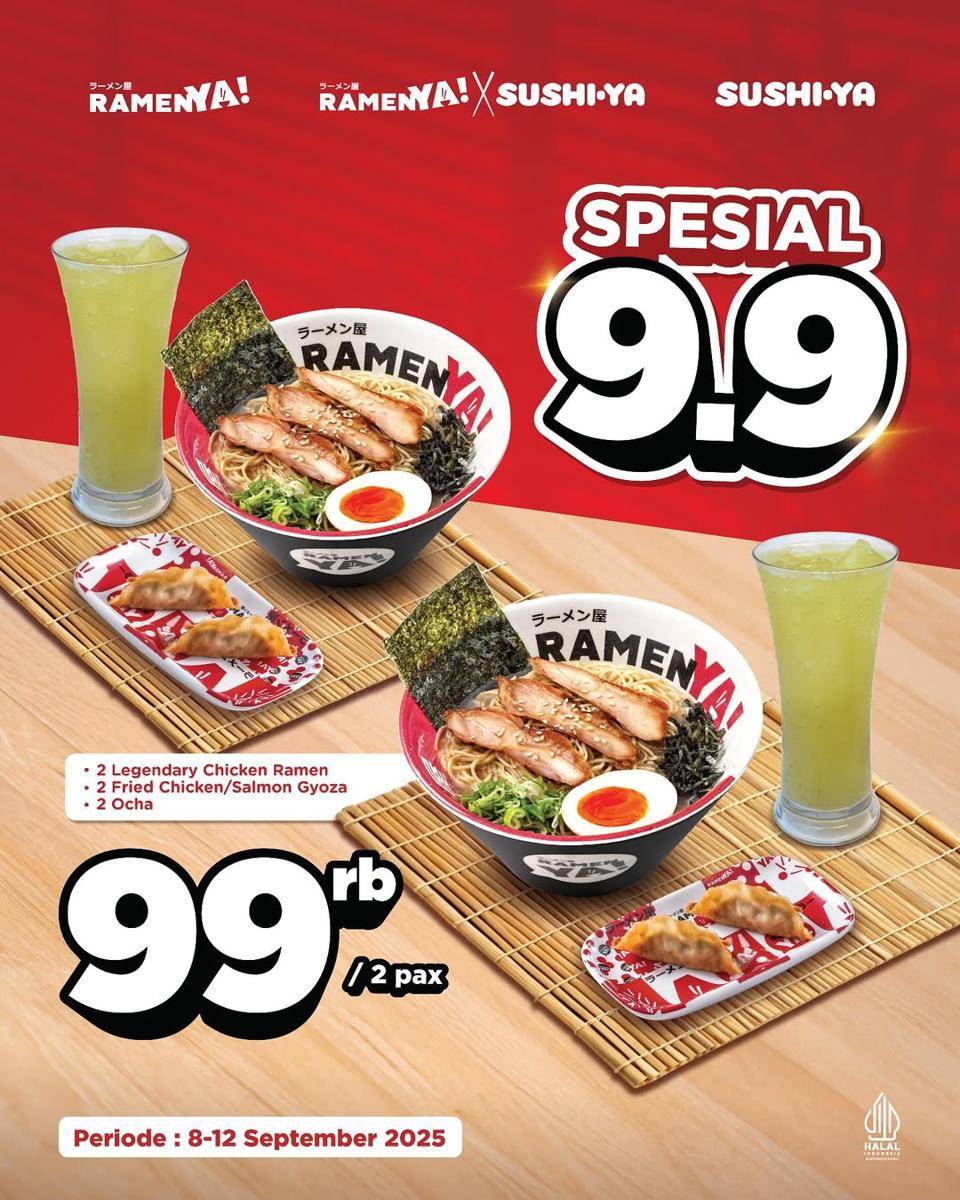 Promo RamenYa! 9.9 2025