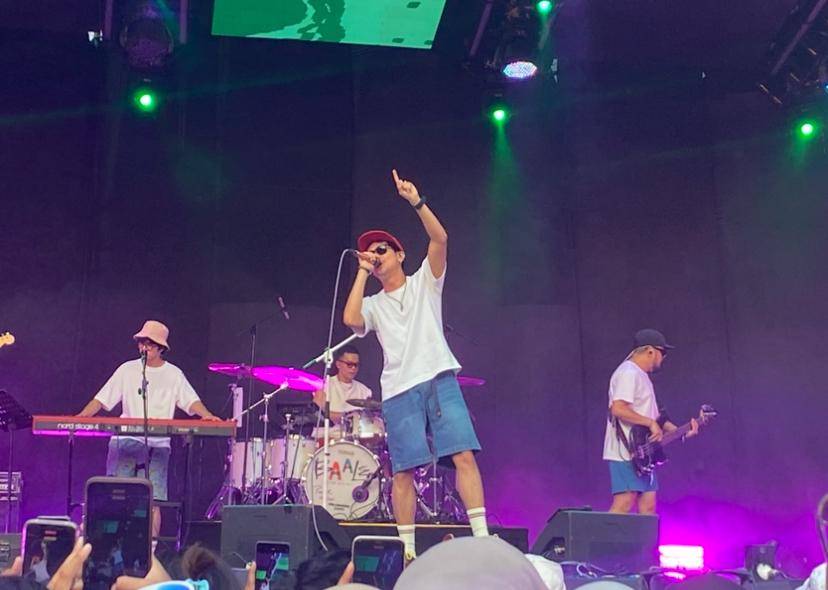potret Iqbaal Ramadhan di Pestapora 2025, Minggu (7/9/2025)