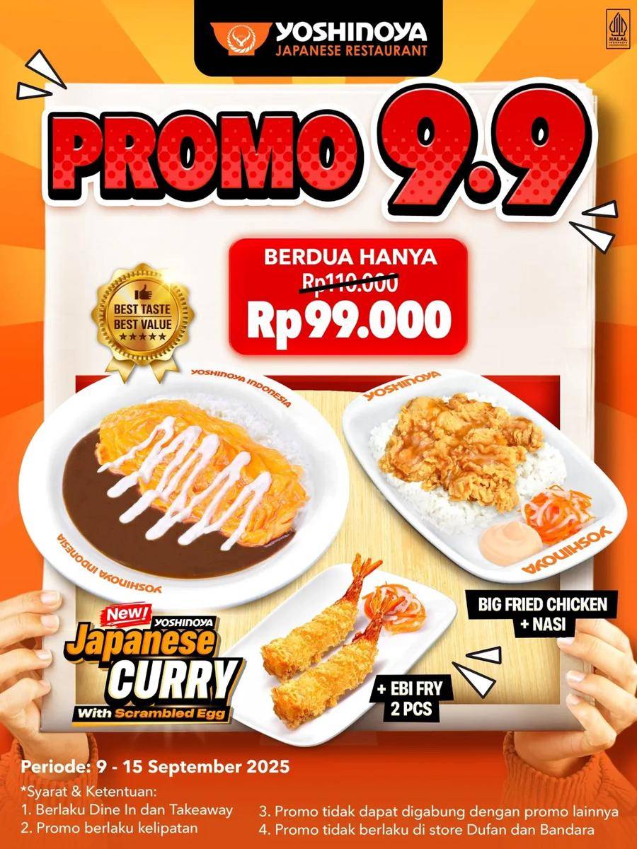 Promo Yoshinoya 9.9 2025