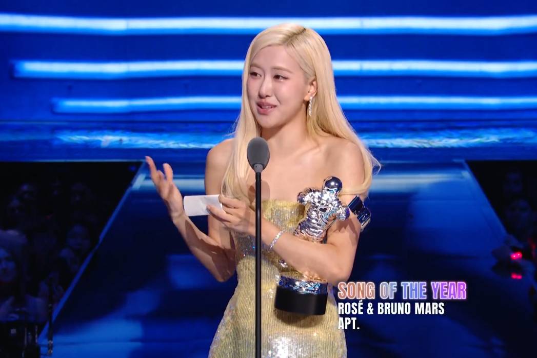 Rosé BLACKPINK raih Song of the Year MTV VMAs 2025 (x.com/vmas)
