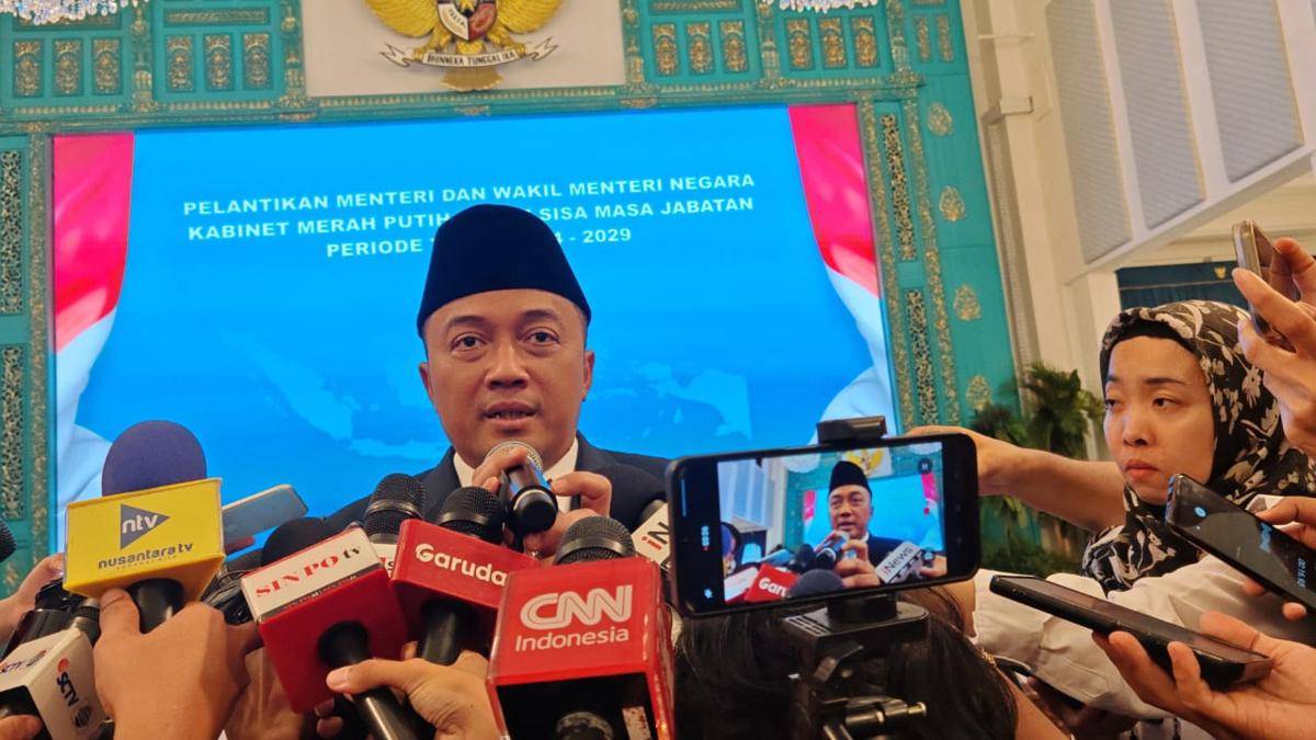 Menteri Sekretaris Negara Prasetyo Hadi di Istana Kepresidenan, Senin (8/9/2025).